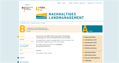 Desktop Screenshot of modul-b.nachhaltiges-landmanagement.de